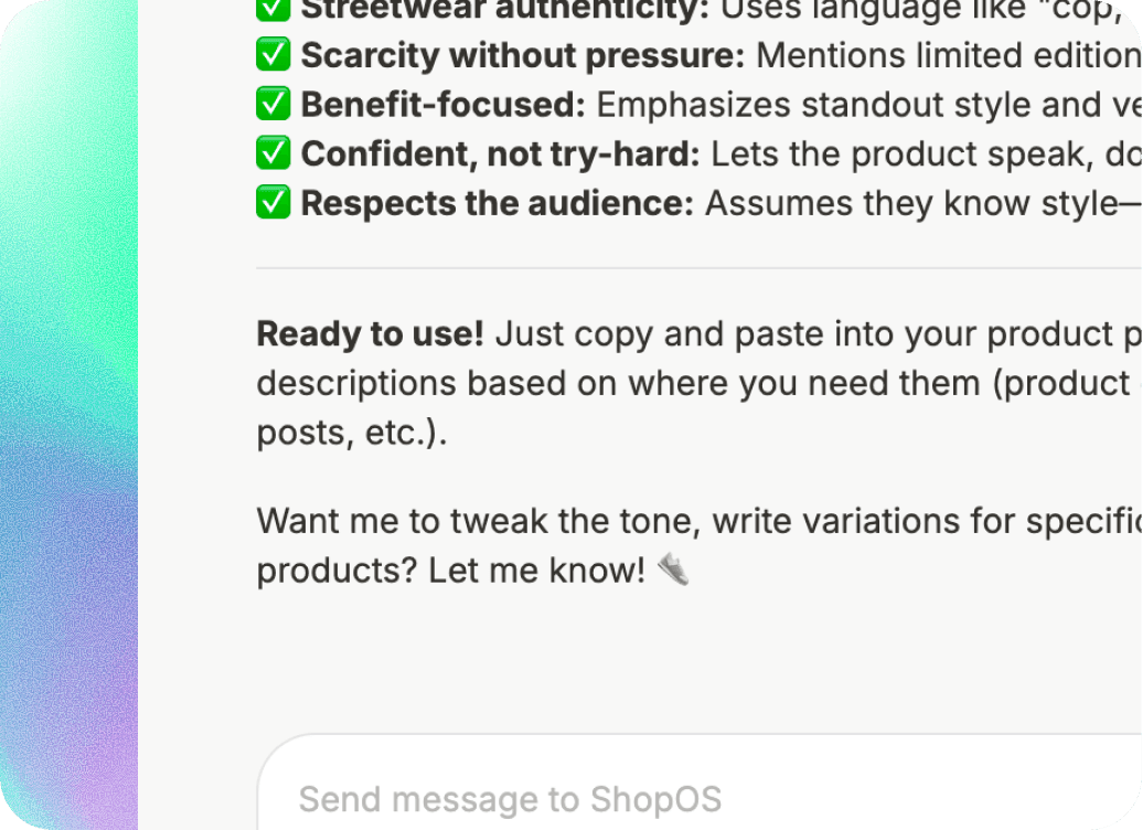Content writer teammate interface