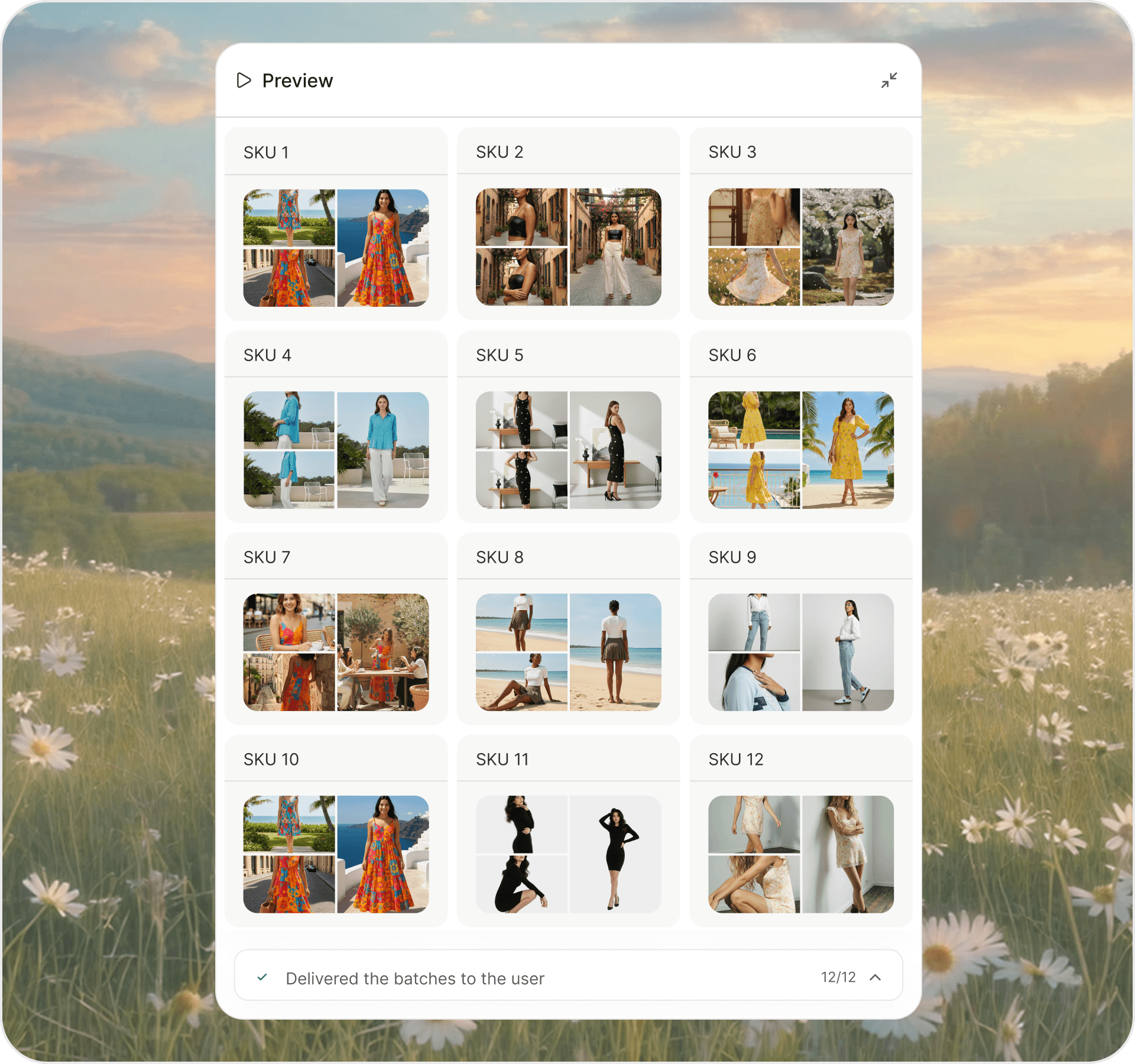Seasonal loop batch preview
