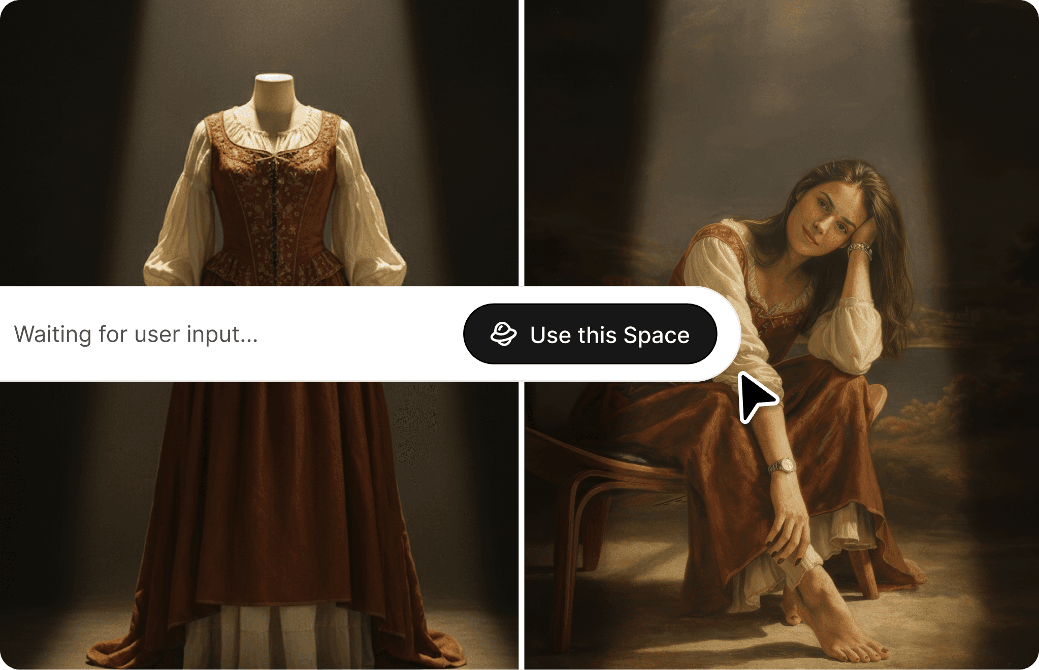 Choosing a Space for the workflow